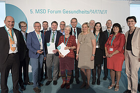 Abbildung der Gewinnes des MSD Gesundheitspreises 2015